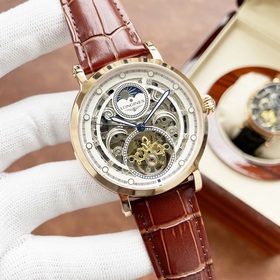 Элегантные мужские часы Longines с впечатляющим ажурным дизайном,