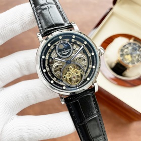 Элегантные мужские часы Longines с впечатляющим ажурным дизайном,