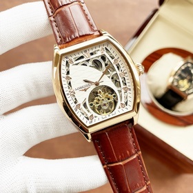 Элегантные мужские часы Longines с впечатляющим ажурным дизайном,