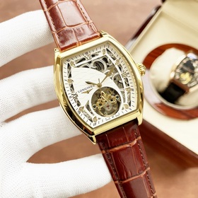 Элегантные мужские часы Longines с впечатляющим ажурным дизайном,