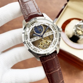 Элегантные мужские часы Longines с впечатляющим ажурным дизайном,