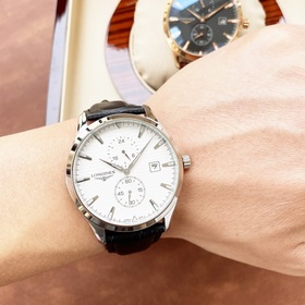 Элегантные мужские часы Longines с четырьмя стрелками, отличающие