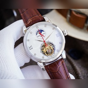 Элегантные мужские часы Longines с большим маятником и фазой луны