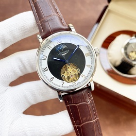 Элегантные мужские часы Longines с большим маятником и лунным кал