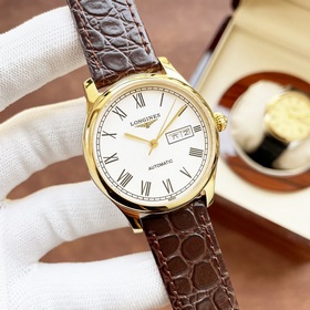 Элегантные мужские часы Longines, классический дизайн с тремя стр