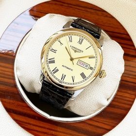 Элегантные мужские часы Longines, классический дизайн с тремя стр