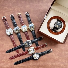 Элегантные мужские часы Longines с впечатляющим ажурным дизайном,