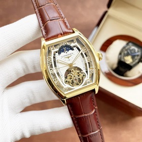 Элегантные мужские часы Longines с впечатляющим ажурным дизайном,