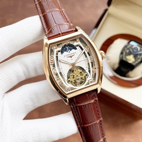 Элегантные мужские часы Longines с впечатляющим ажурным дизайном,