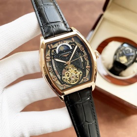 Элегантные мужские часы Longines с впечатляющим ажурным дизайном,