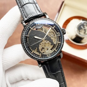 Элегантные мужские часы Longines с впечатляющим ажурным дизайном,