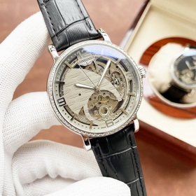 Элегантные мужские часы Longines с впечатляющим ажурным дизайном,