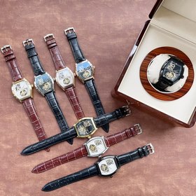 Элегантные мужские часы Longines с впечатляющим ажурным дизайном,