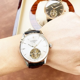 Элегантные мужские часы Longines с лаконичным дизайном с двумя ст