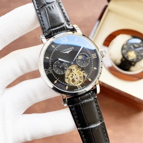 Элегантные мужские часы Longines с большим маятником и лунным кал