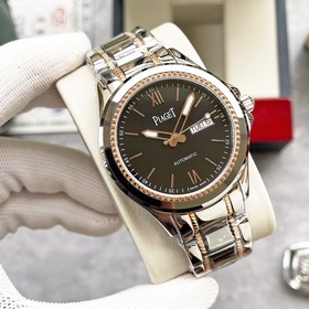 Элитный мужской часы Piaget, классический дизайн с тремя стрелкам