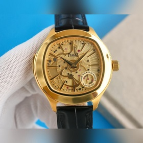 Новая модель Piaget Emperador G0A38019 с черным ремешком, с тремя