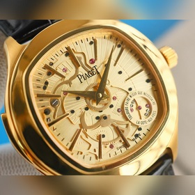 Новая модель Piaget Emperador G0A38019 с черным ремешком, с тремя