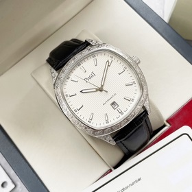 Элитный мужской часы Piaget, классический дизайн с тремя стрелкам