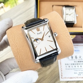 Элегантные мужские часы Piaget с впечатляющим ажурным дизайном, в