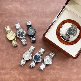 Роскошные мужские часы Rolex. Классический дизайн с тремя стрелка