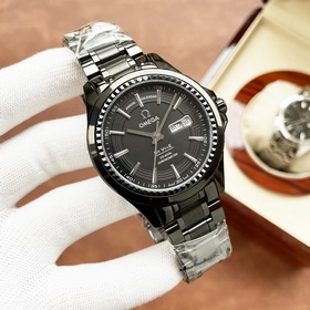 Роскошные мужские часы Rolex. Классический дизайн с тремя стрелка