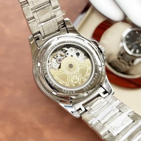 Роскошные мужские часы Rolex. Классический дизайн с тремя стрелка