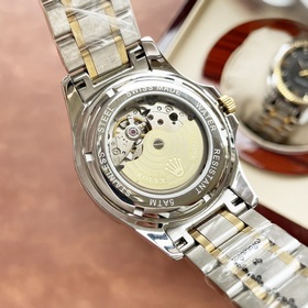 Роскошные мужские часы Rolex. Классический дизайн с тремя стрелка