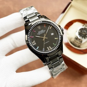 Роскошные мужские часы Rolex. Классический дизайн с тремя стрелка