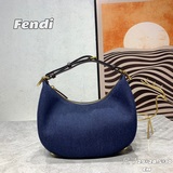30 [В комплекте] Официальный сайт MM, новейшая сумка Fendi из денима в форме пол