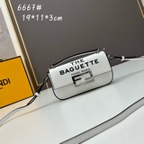 Сумка для мобильного телефона Fendi Baguette с передней откидной крышкой и магни