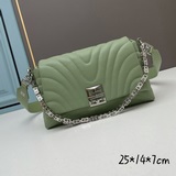 GIVENCHY： Сумка через плечо из смешанной кожи： серия 4G Soft： 4G L.