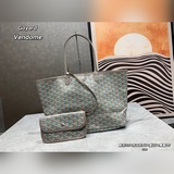 Goyard Tote 170-летие, ограниченная серия в сером и зеленом цвете. Большая сумка