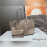 Goyard Tote 170-летие, ограниченная серия в сером и зеленом цвете. Большая сумка