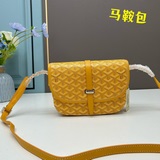 Goyard - Новая сумка в форме седла. Логотип Goyard в этом году стал очень популя
