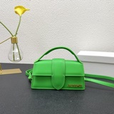 Мини-сумочка Jacquemus с красным рюшем, 18 см, небольшая сумка через плечо, демо