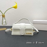 Мини-сумочка Jacquemus с красным рюшем, 18 см, небольшая сумка через плечо, демо