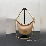 В комплекте с коробкой, новейшая сумка Loewe под мышку, из коровьей кожи, для но