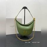 В комплекте с коробкой, новейшая сумка Loewe под мышку, из коровьей кожи, для но