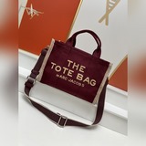 Оригинальная сумка-тоут MJ из джинсовой ткани с патчворком — MARC JACOBS — the t