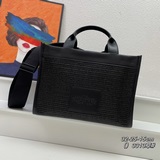 Оригинальная сумка-тоут из соединенных кусков ткани MJ Raffia - MARC JACOBS - th
