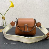 Новинка весны 2023 года Сумка-бокс из кожи быка MARC JACOBS, мягкая на ощупь, вм