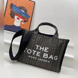 Оригинальная сумка-тоут MJ из джинсовой ткани с патчворком — MARC JACOBS — the t