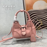 Новая модель (с кожаным покрытием) Prada moon bag, сумка через плечо, ретро-стил