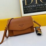 Prada сумка через плечо с клапаном, модель 2103, с двумя ремнями, модная женская