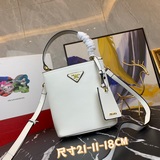 Высокое качество оригинальной кожи 1BA219 Prada Double Saffiano с крестообразным