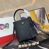 Высокое качество оригинальной кожи 1BA219 Prada Double Saffiano с крестообразным