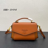 Новая модная сумка Prada с капюшоном, изготовленная из кожи оленя с узором страу