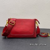 Классическая легендарная сумка PRADA с двумя ремнями (кожаный ремень + широкий т