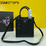 Высококачественная сумка Prada «PRADA» обновленная версия из кожи Saffiano с кру